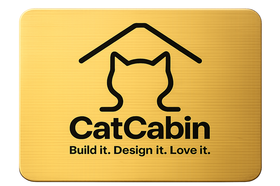 Voorbeeld van hoe makkelijk je eigen CatCabin kattenhuisje in elkaar te zetten. is.